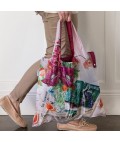 Reusable Large Shopping Bag | Poppies + Foxgloves
